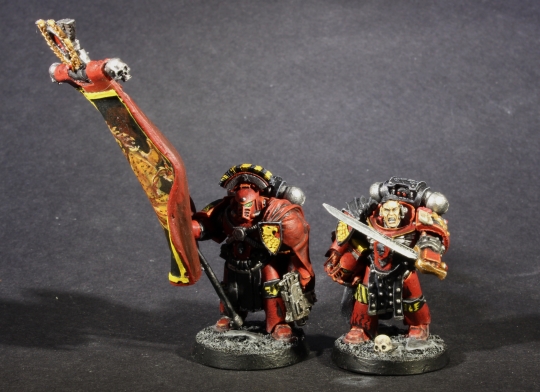 blood angels space marines mkiv command squad